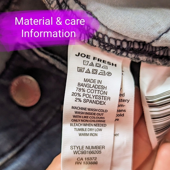 Joe Fresh size 29 blue jeggings, GUC - Picture 3 of 10